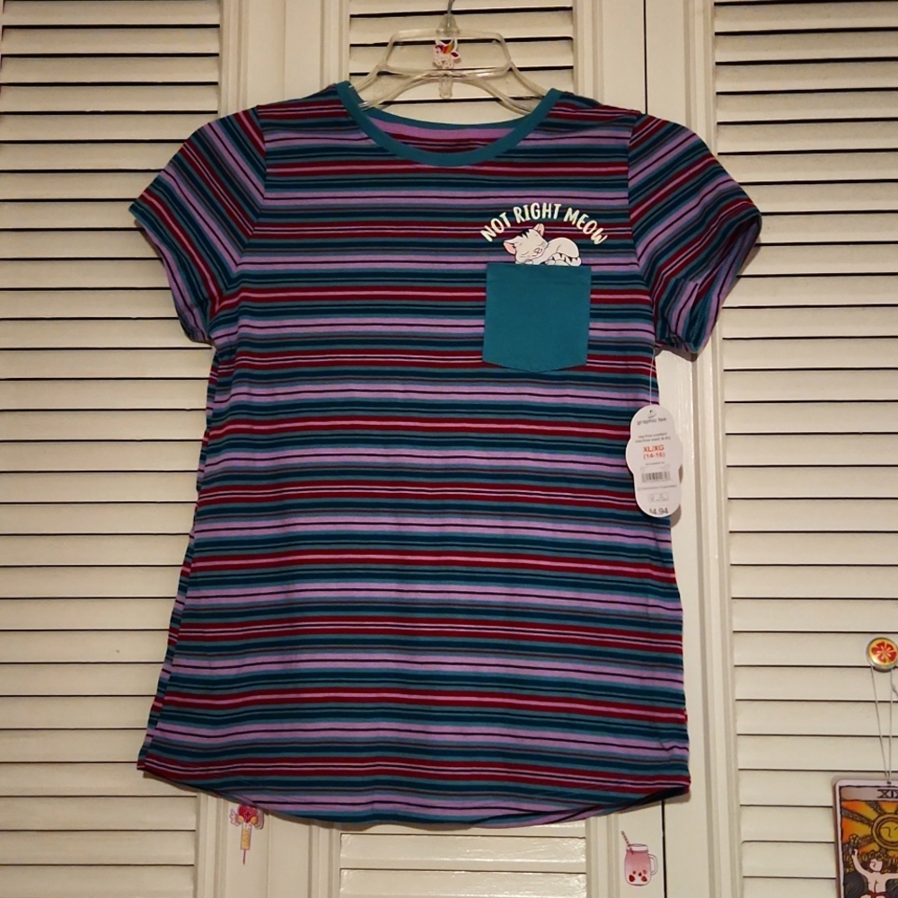 Wonder Nation 💖 Cat Sleep Shirt